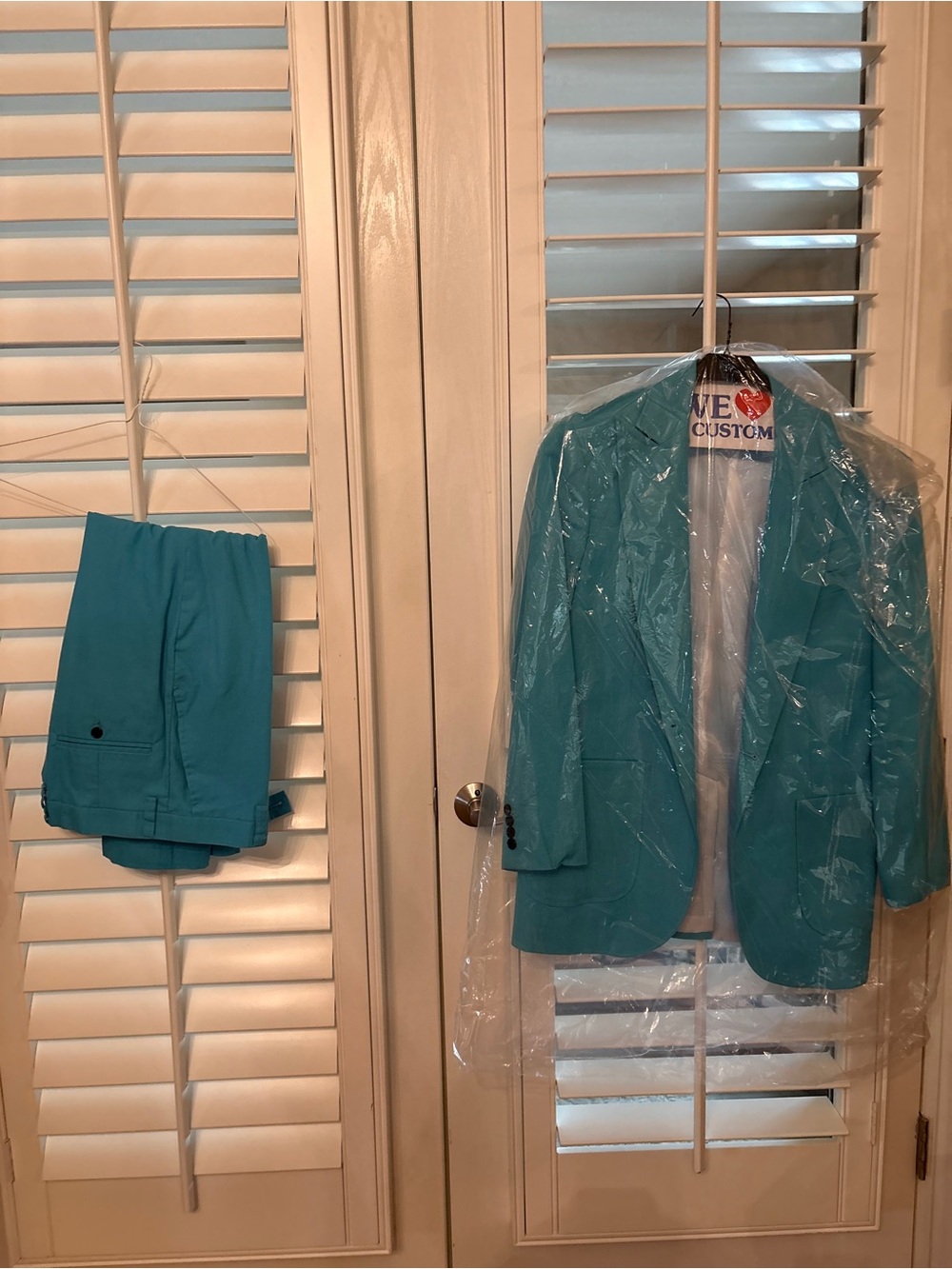 Custom Teal Women's Blazer - Tailored Suit Jacket
